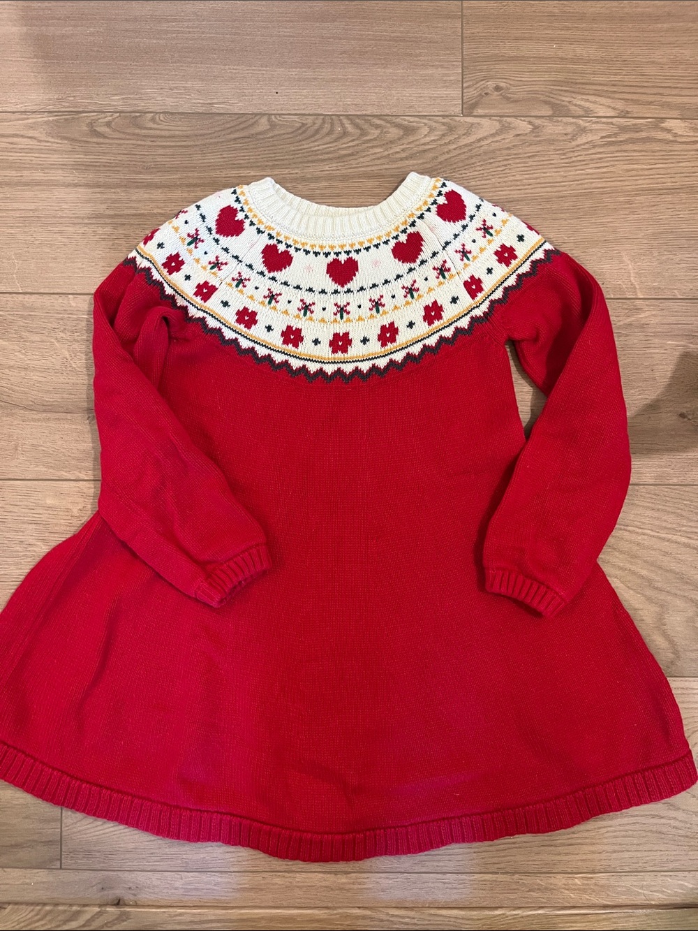 Hanna Andersson Fair Isle Knit Dress